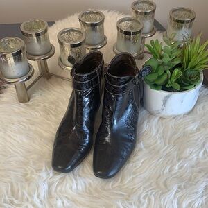 ROBERTO Capucci Brown High Heel Ankle Boots Size 9